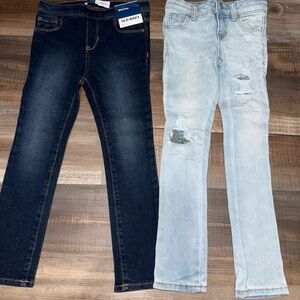 Old Navy Dark Blue and Light Blue Jeans Duo